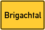 Place name sign Brigachtal