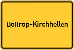 Place name sign Bottrop-Kirchhellen