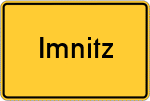 Place name sign Imnitz