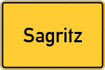 Place name sign Sagritz