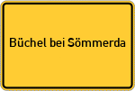 Place name sign Büchel bei Sömmerda