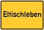 Place name sign Ettischleben