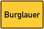 Place name sign Burglauer