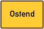 Place name sign Ostend