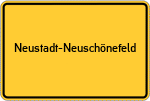 Place name sign Neustadt-Neuschönefeld