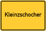 Place name sign Kleinzschocher