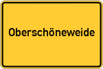 Place name sign Oberschöneweide