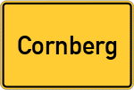 Place name sign Cornberg