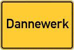 Place name sign Dannewerk