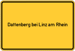 Place name sign Dattenberg bei Linz am Rhein