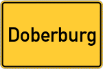 Place name sign Doberburg