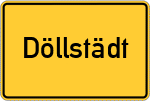 Place name sign Döllstädt