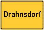 Place name sign Drahnsdorf