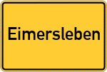 Place name sign Eimersleben
