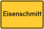 Place name sign Eisenschmitt