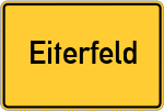 Place name sign Eiterfeld