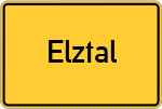 Place name sign Elztal
