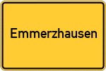 Place name sign Emmerzhausen