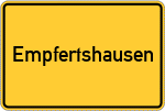 Place name sign Empfertshausen