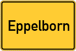 Place name sign Eppelborn