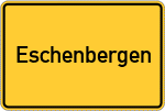 Place name sign Eschenbergen