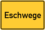 Place name sign Eschwege