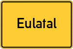 Place name sign Eulatal
