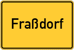 Place name sign Fraßdorf