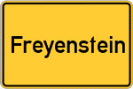 Place name sign Freyenstein