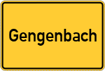 Place name sign Gengenbach