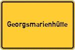 Place name sign Georgsmarienhütte