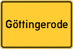 Place name sign Göttingerode