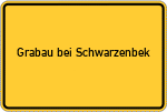 Place name sign Grabau bei Schwarzenbek