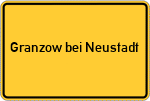 Place name sign Granzow bei Neustadt, Dosse
