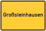 Place name sign Großsteinhausen