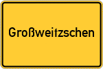 Place name sign Großweitzschen