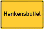 Place name sign Hankensbüttel