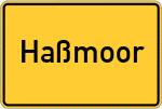 Place name sign Haßmoor