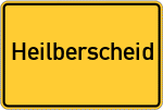 Place name sign Heilberscheid