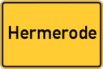 Place name sign Hermerode
