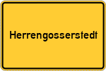 Place name sign Herrengosserstedt