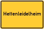 Place name sign Hettenleidelheim