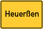 Place name sign Heuerßen