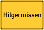 Place name sign Hilgermissen