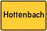 Place name sign Hottenbach