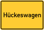 Place name sign Hückeswagen