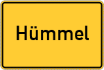 Place name sign Hümmel