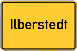 Place name sign Ilberstedt