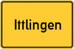 Place name sign Ittlingen