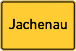 Place name sign Jachenau